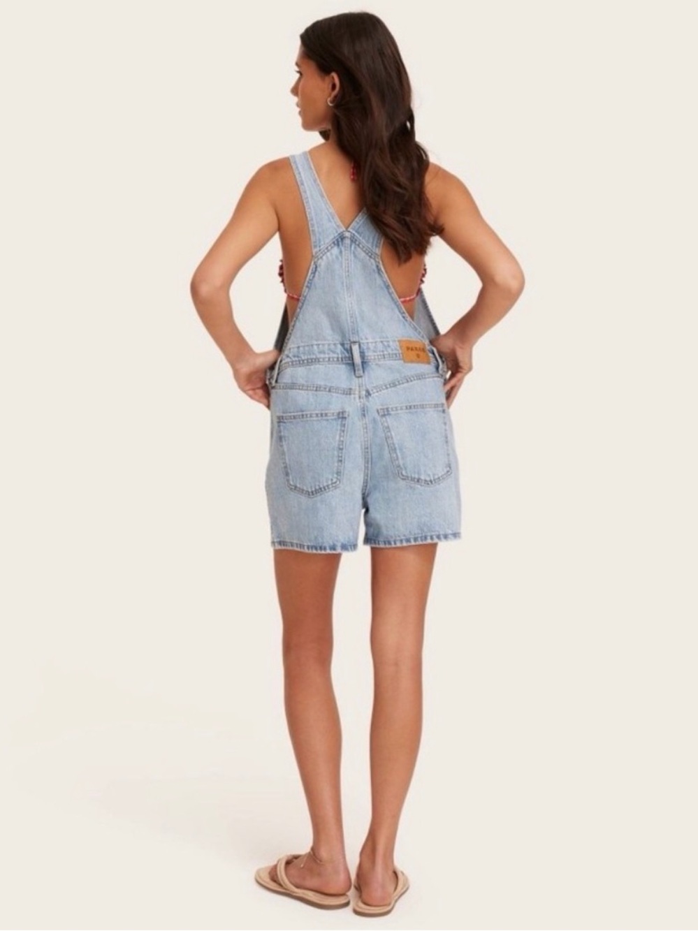 Parke Denim Short Overalls - Picture 3 of 8